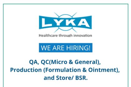 LYKA Labs Limited Hiring at Ankleshwar
