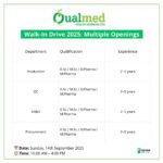 Qualmed Health Sciences Walk-in Interview | Pharma Jobs in Hyderabad