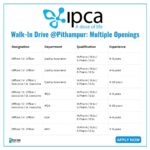 Ipca Laboratories Walk-in Interview 2025 | Pharma Jobs in Pithampur