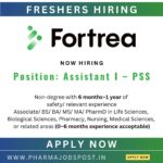 Fortrea Hiring Assistant I – PSS in Pune