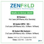 Zenfold Sustainable Technologies Hiring QC Professionals