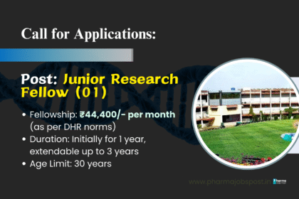Junior Research Fellow (JRF) Vacancy 2025