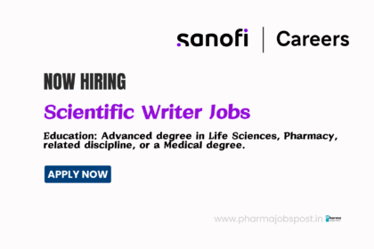 Scientific Writer Job at Sanofi Hyderabad