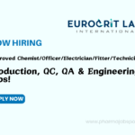 Eurocrit Labs – Production, QC, QA & Engineering Jobs