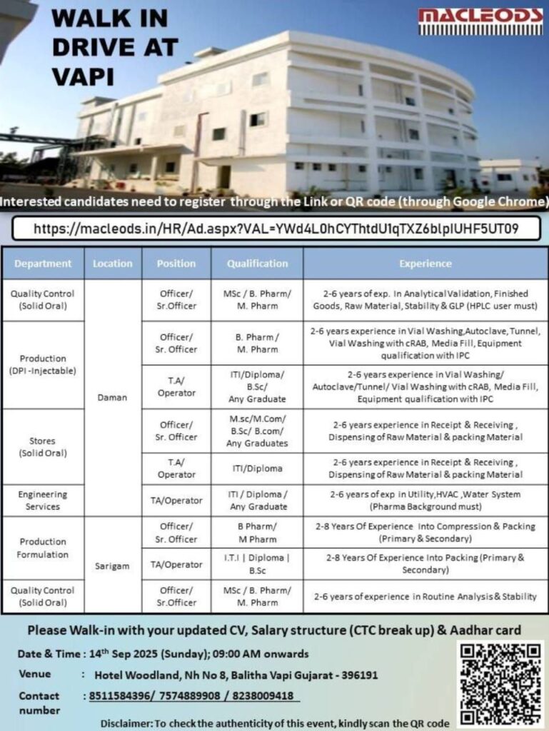 Macleods Walk-In Drive at Vapi