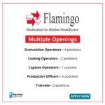 Flamingo Pharmaceuticals Ltd Walk-In Interview for Production Department