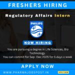 Philips Hiring Regulatory Affairs Intern in Gurgaon