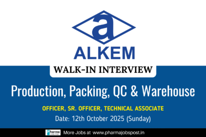 Alkem Walk-In Interview in Goa – Pharma Jobs for Production, QC, Warehouse