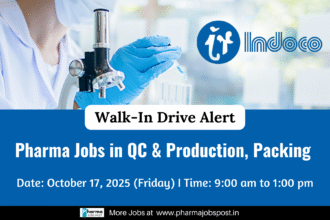 Walk-In Interviews at Indoco Remedies in Waluj – Pharma Jobs in QC & Production