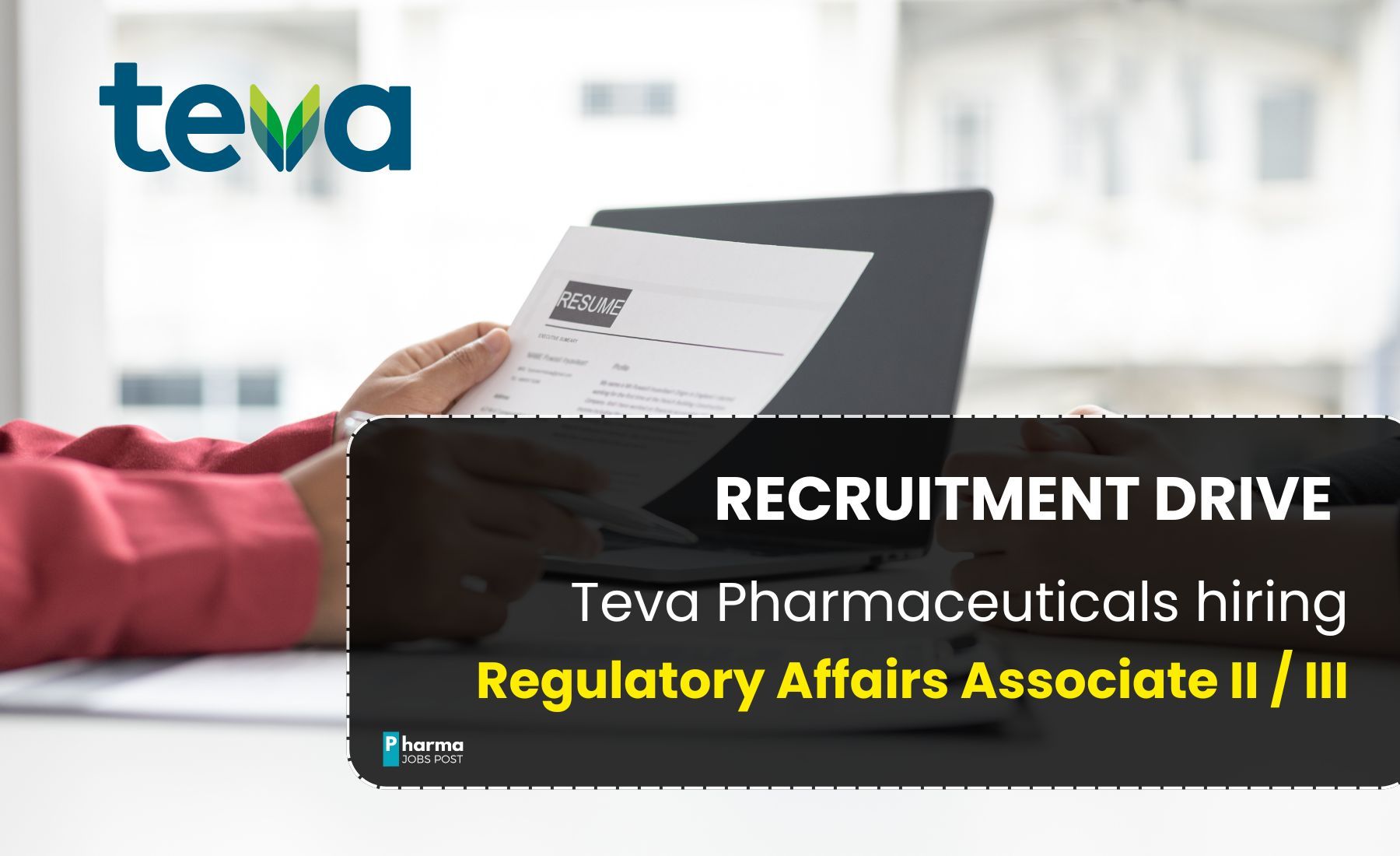 Teva Pharmaceuticals Hiring for Regulatory Affairs Professionals (US ...
