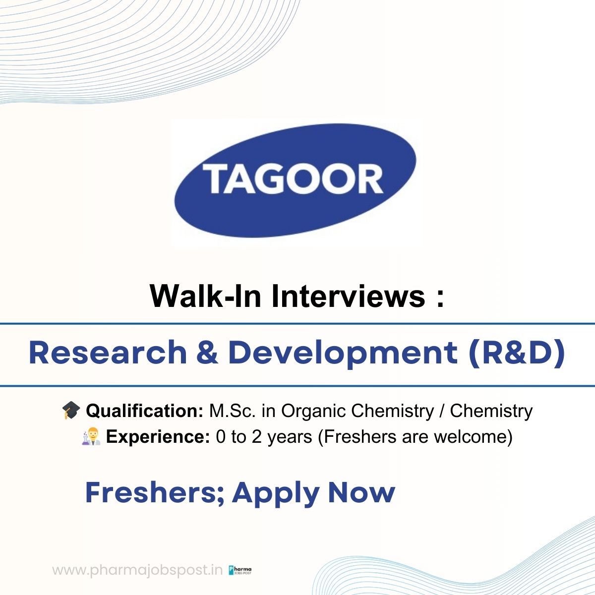 Research Associate R&D Jobs for Freshers in Hyderabad | Walk-In ...