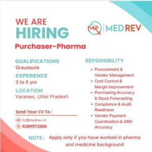 Pharma Jobs | MedRev Careers