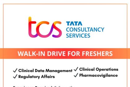 TCS Chennai Walk-In 2026 for B.Pharm Graduates (0–6 Months) | Clinical, Regulatory & PV Jobs