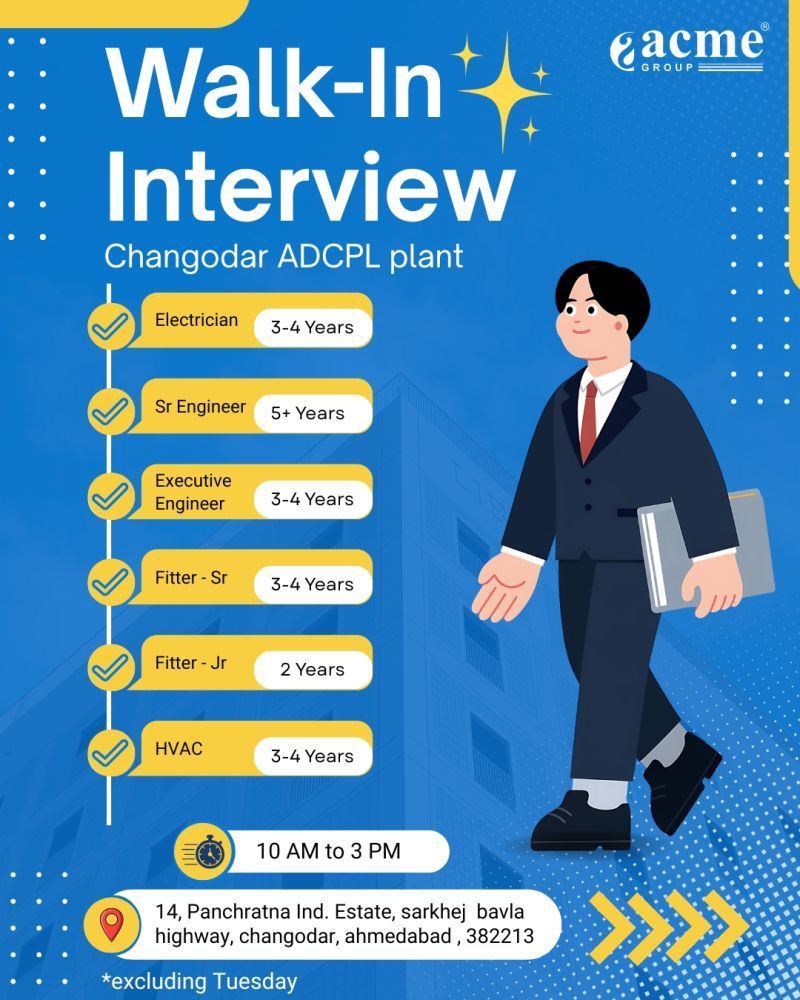Acme Group Walk-In Interview 2026