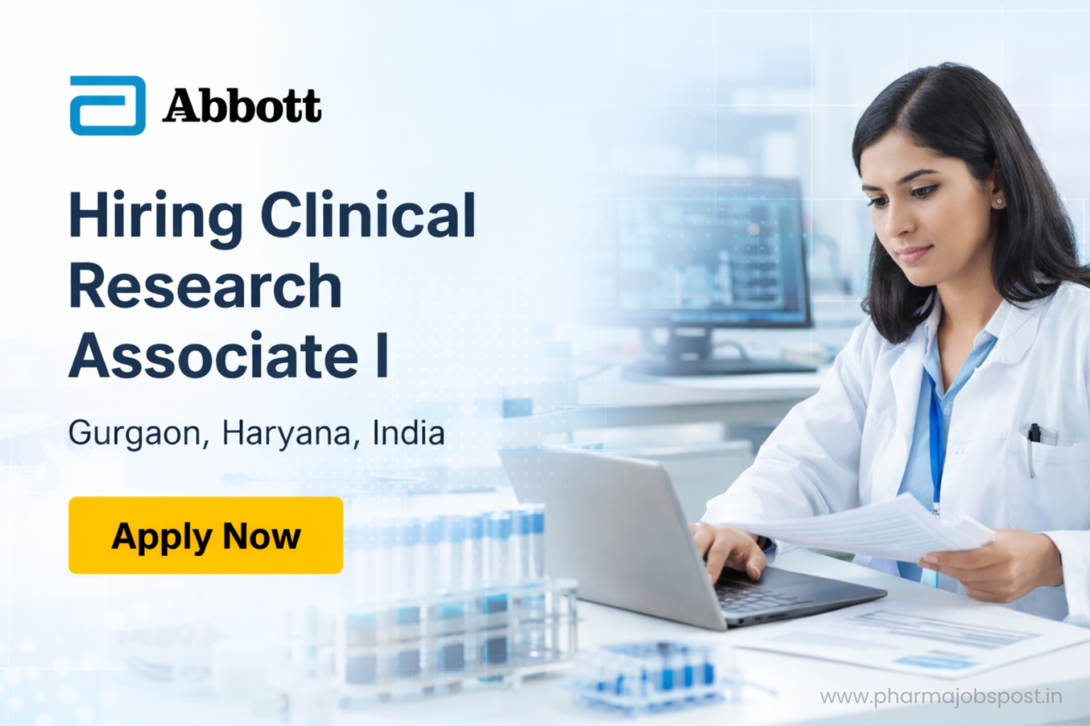 Abbott Hiring Clinical Research Associate I in Gurgaon