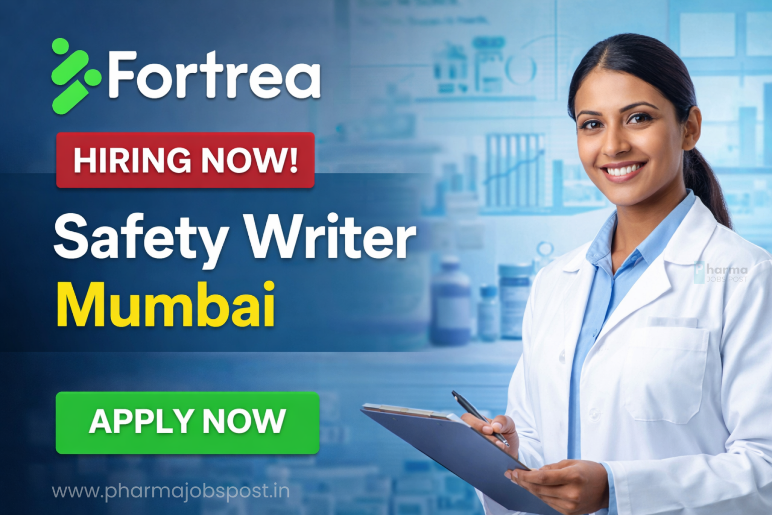 Fortrea Hiring Safety Writer in Mumbai