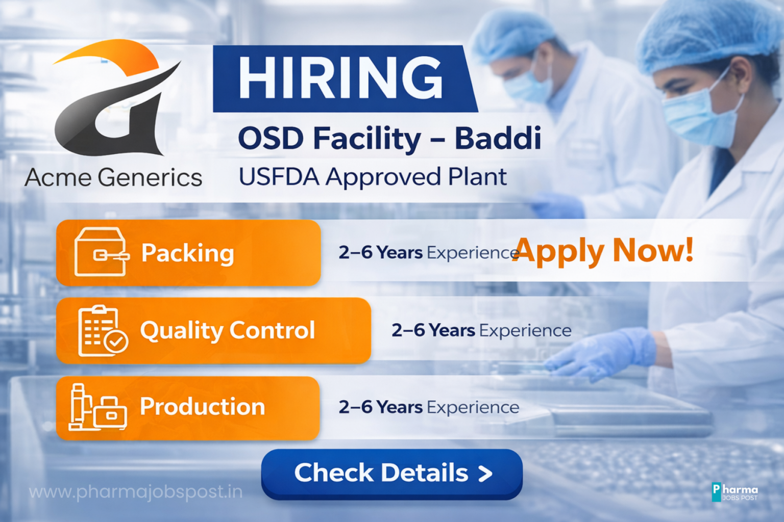 Acme Generics Hiring 2026