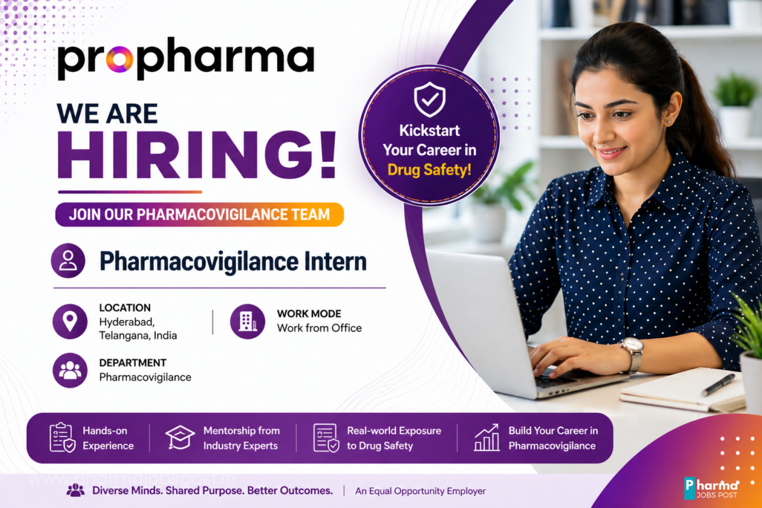 ProPharma Hiring Pharmacovigilance Intern in Hyderabad
