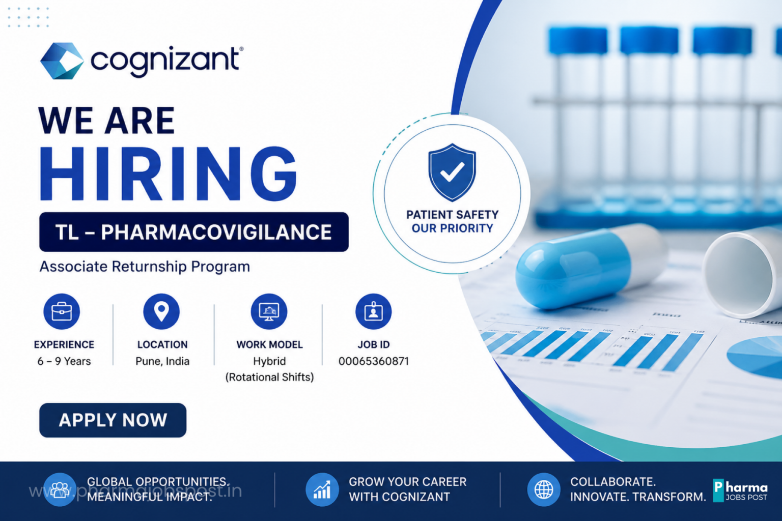 Cognizant Pharmacovigilance Jobs | TL Role in Pune