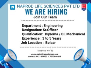 Naprod Life Sciences Hiring 2026