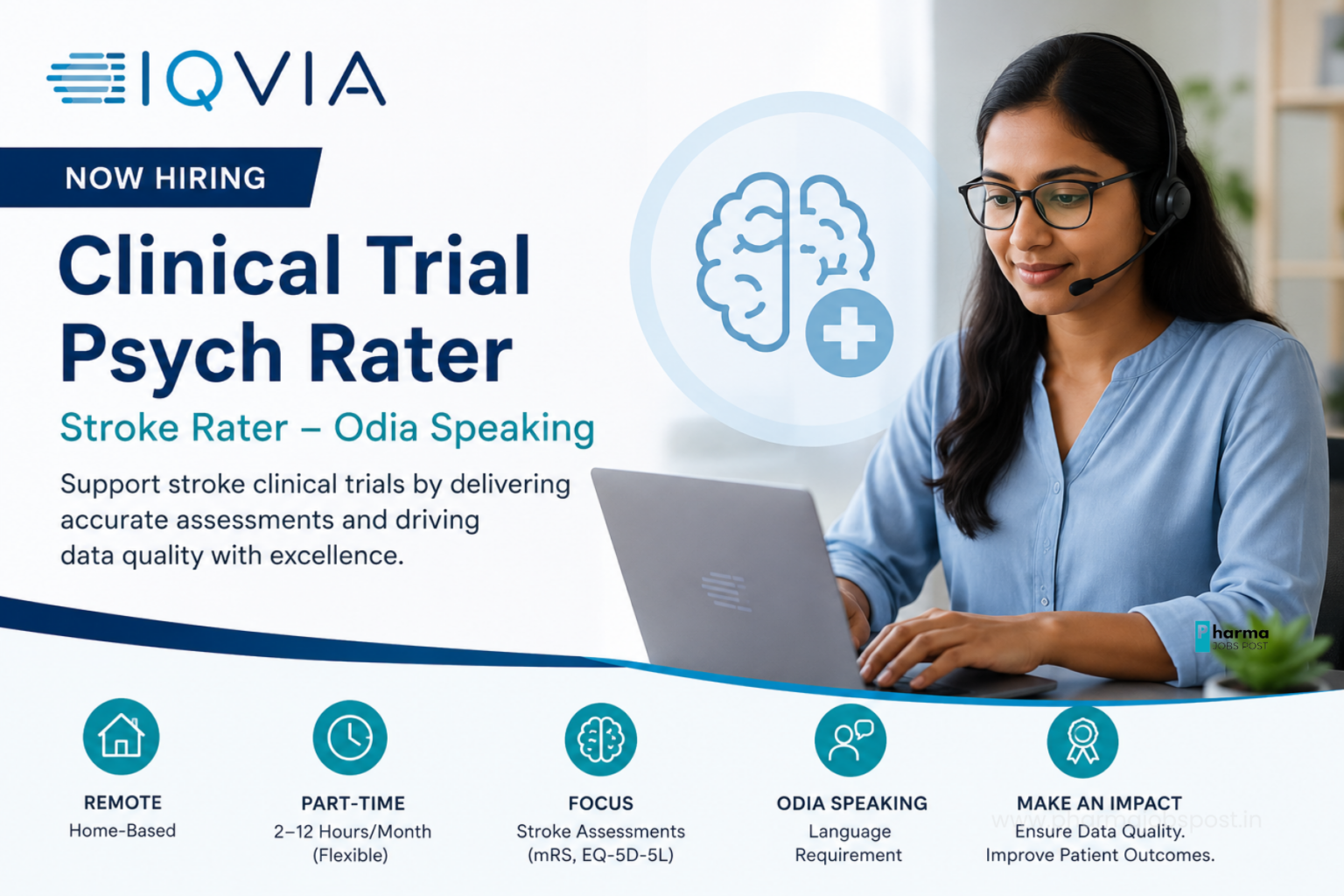 Clinical Trial Psych Rater – Odia Speaking | Remote Part-Time Clinical Research Job