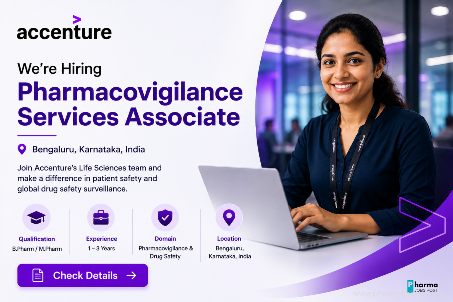 Accenture Hiring Pharmacovigilance Services Associate