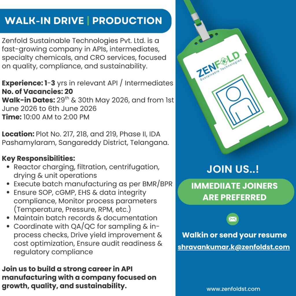 Zenfold Sustainable Technologies Walk-In Drive for Production Department 