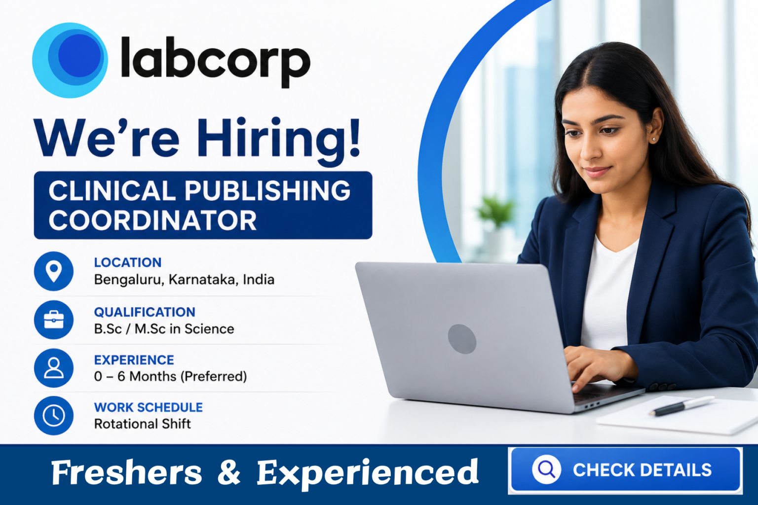 Labcorp Hiring Clinical Publishing Coordinator in Bengaluru