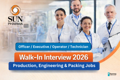 Sun Pharma Walk-In Interview – Vapi