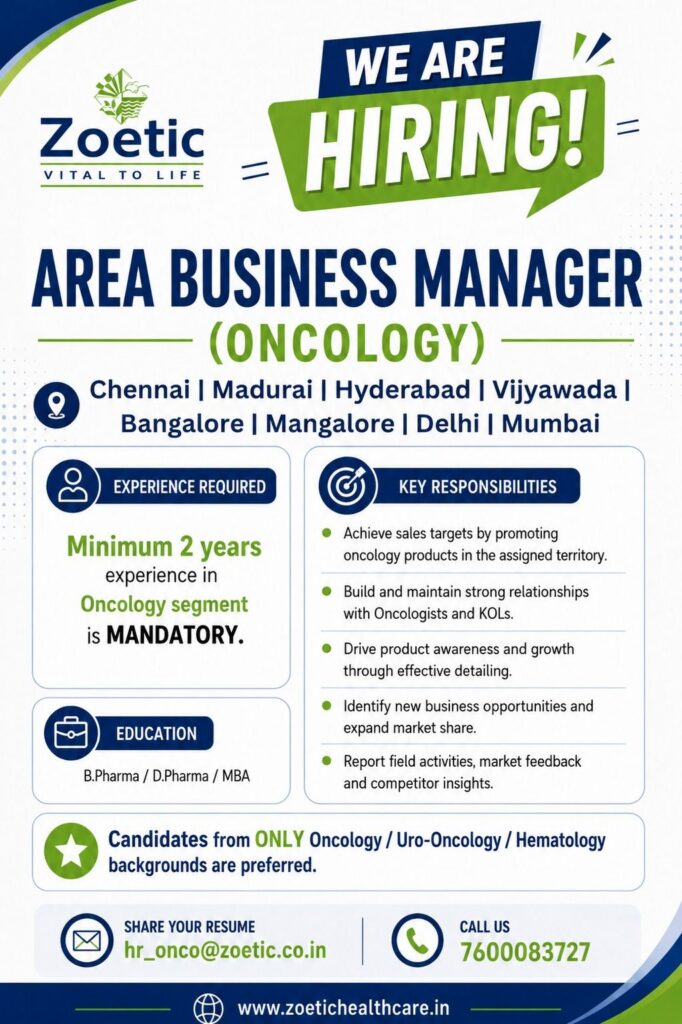 Zoetic Healthcare Recruitment 2026: Oncology Jobs