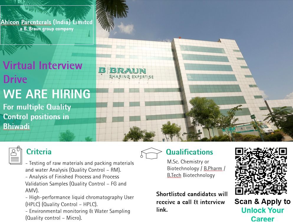 Ahlcon Parentals Recruitment 2026: QC Jobs