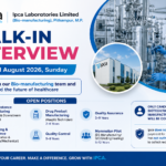 Ipca Laboratories Walk-In Interview 2026 | Bio-manufacturing Jobs in Pithampur | 23 August 2026