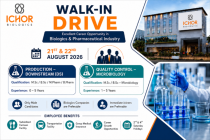 Ichor Biologics Hiring – Walk-In Drive
