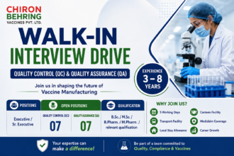 Chiron Behring Vaccines Walk-In Interview 2026