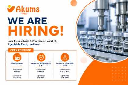 Akums Drugs & Pharmaceuticals Recruitment 2026