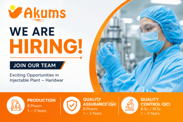 Akums Drugs & Pharmaceuticals Job Openings