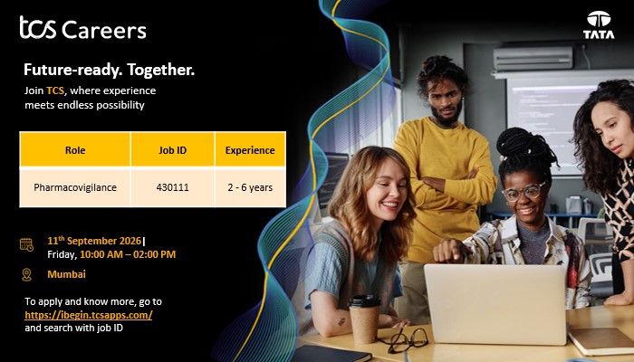 TCS Mumbai Walk-In Interview 2026 | Pharmacovigilance Jobs