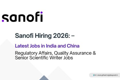 Sanofi is hiring experienced pharmaceutical and life sciences professionals