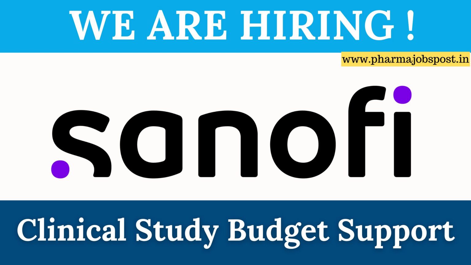 Sanofi Recruitment 2026: Clinical Study Budget Support